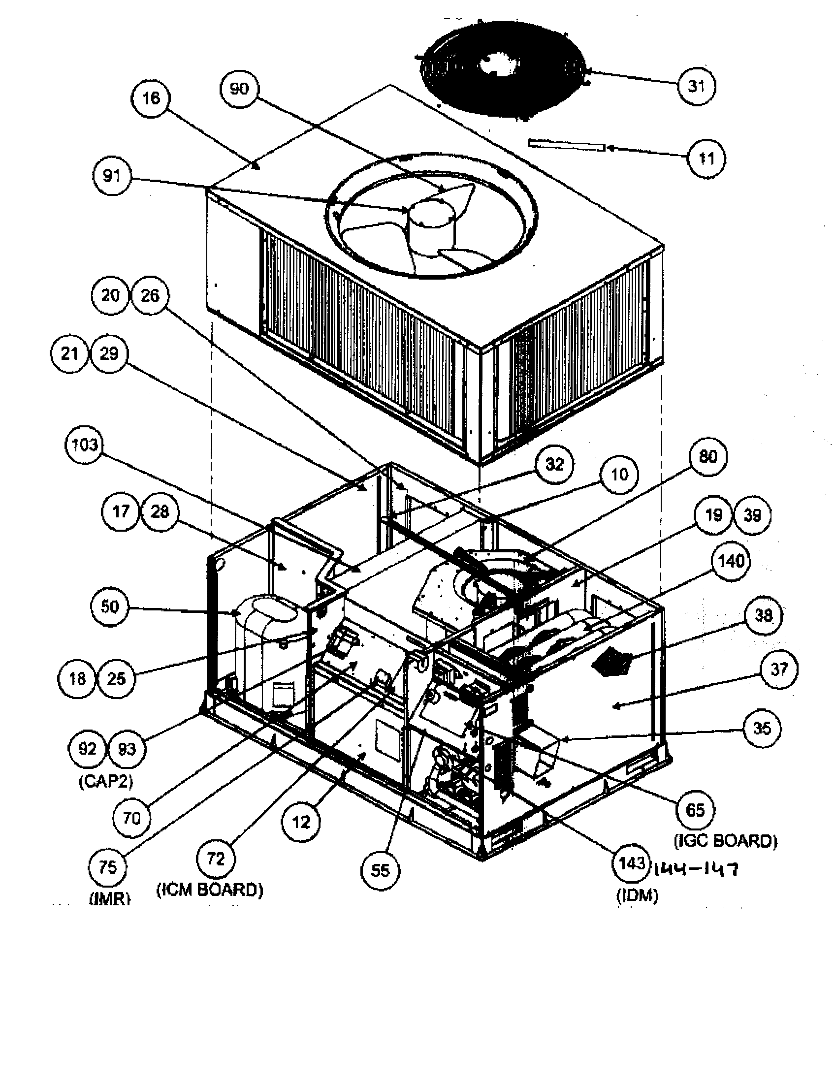 Partition coil/control board