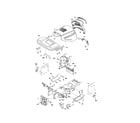 Poulan PD17542LT chassis and enclosures diagram