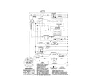 Poulan 96012003401 schematic-tractor diagram