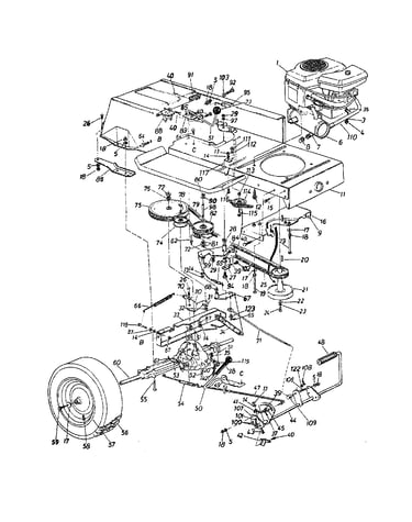 Engine/lower frame