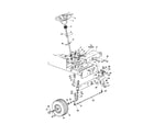 MTD TMO-33931A steering assembly diagram