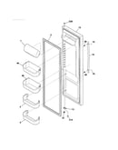 Refrigerator door
