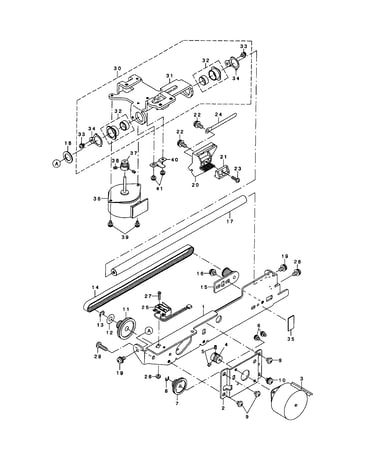 X axis drive