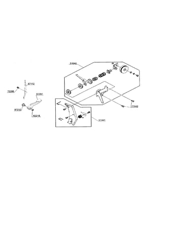 Tension assembly/thread guide plate