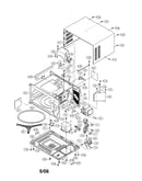 Oven and cabinet