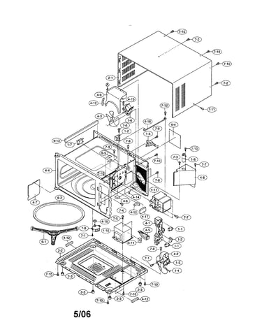 Oven and cabinet
