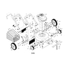 Craftsman 917388930 rotary mower diagram