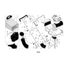 Craftsman 917377940 handle/engine/housing diagram