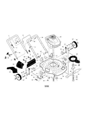 Engine/housing/handle