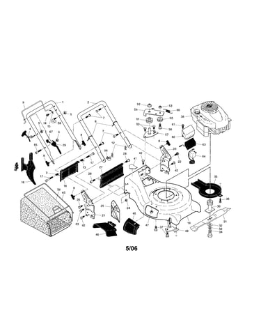 Engine/housing/handle