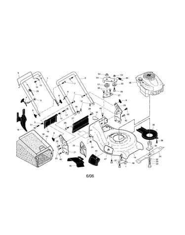 Engine/housing/handle