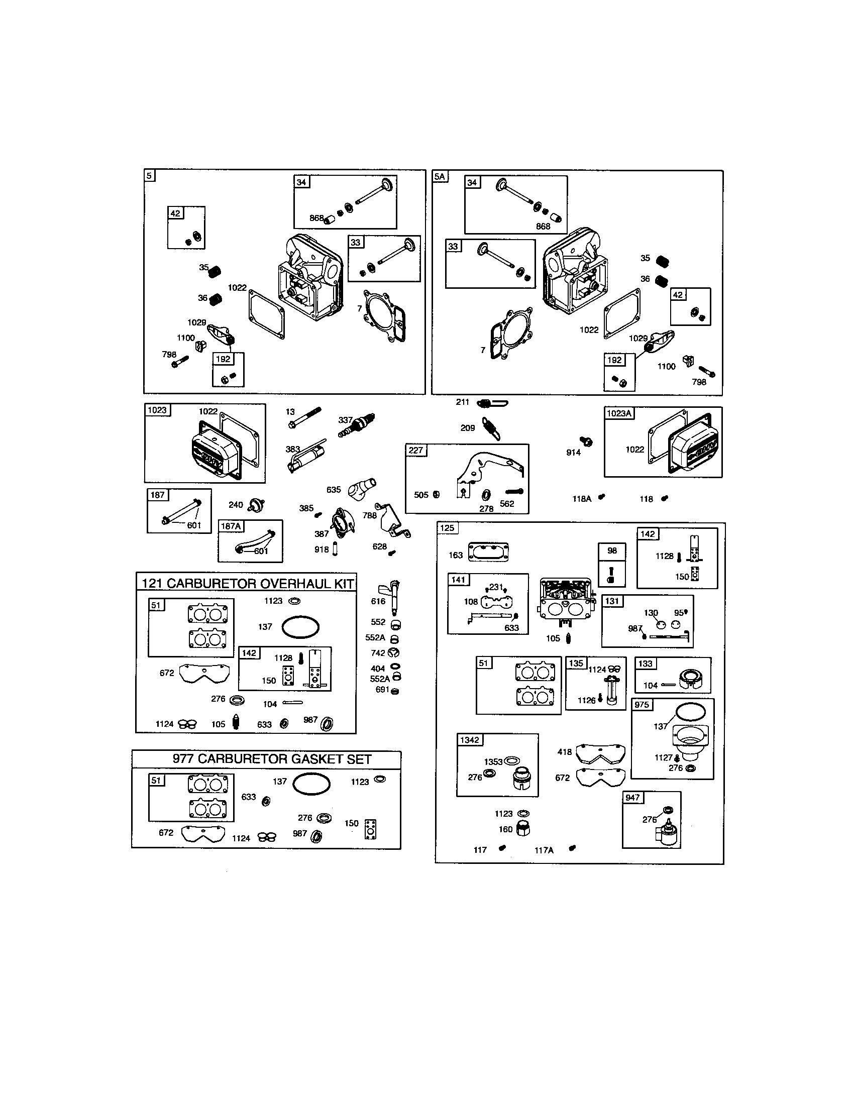 Carburetor/cylinder head