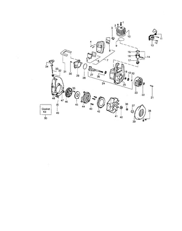 Cylinder/crankshaft/crankcase