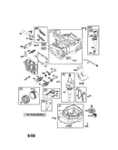 Cylinder/crankshaft/sump