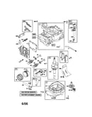 Cylinder/crankshaft/sump