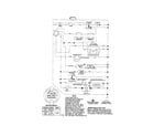 Craftsman 917276816 schematic-tractor diagram