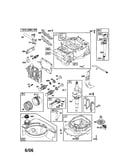 Cylinder/crankshaft/sump
