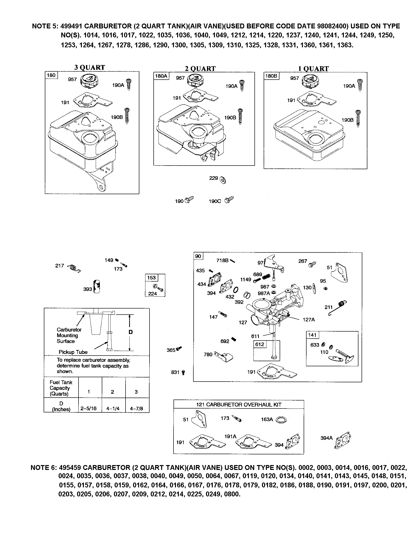 FUEL TANK/CARBURETOR