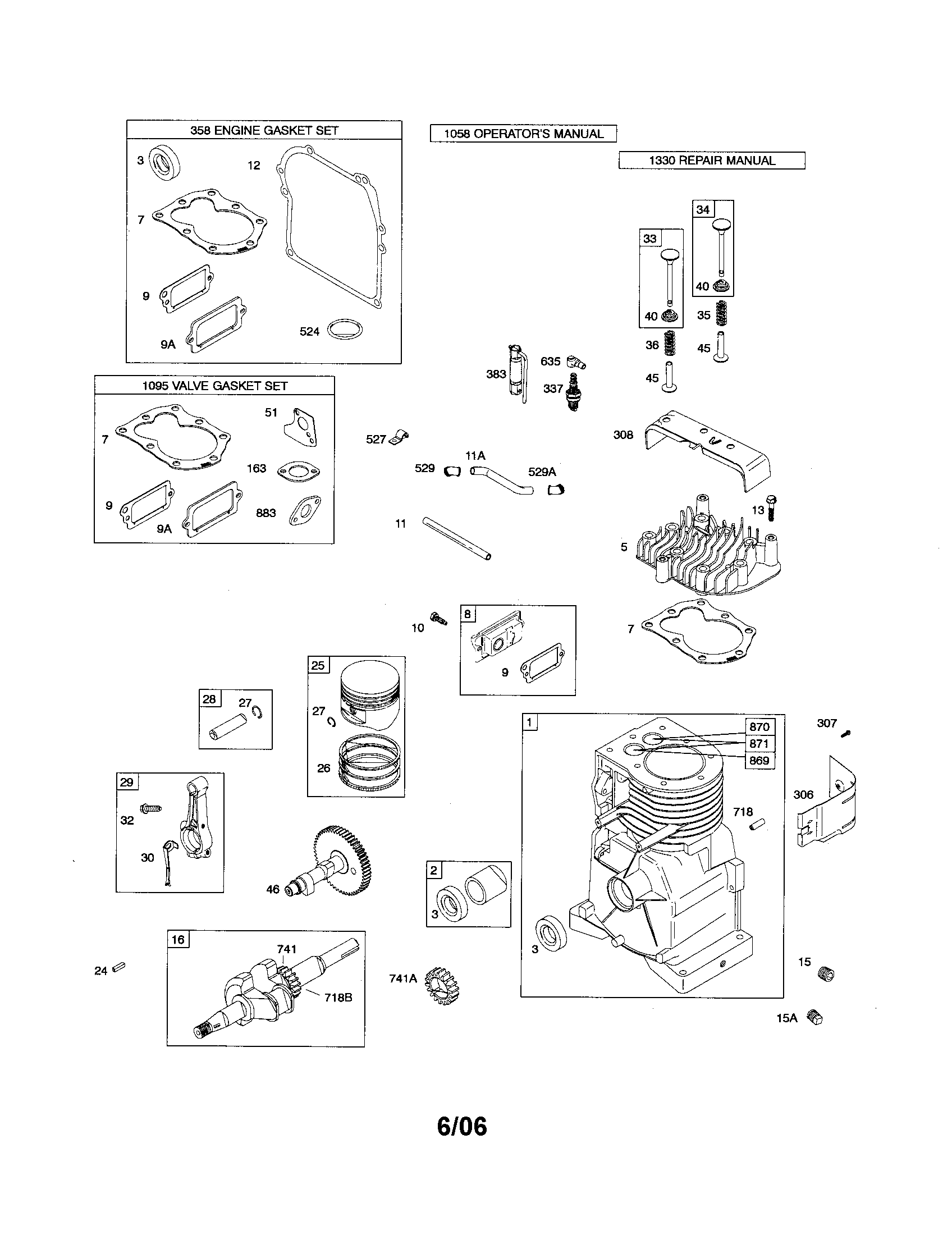 Cylinder/crankshaft
