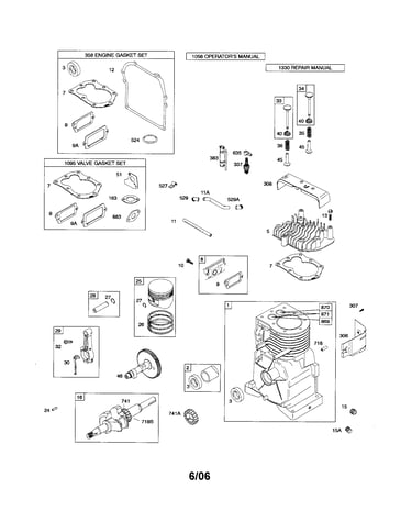Cylinder/crankshaft
