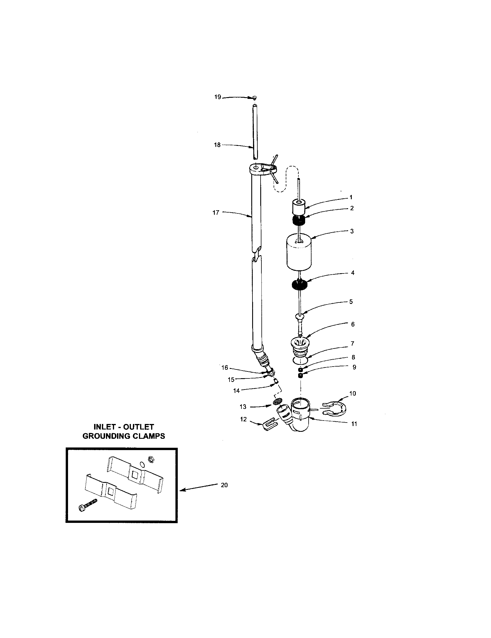 Brine valve assembly