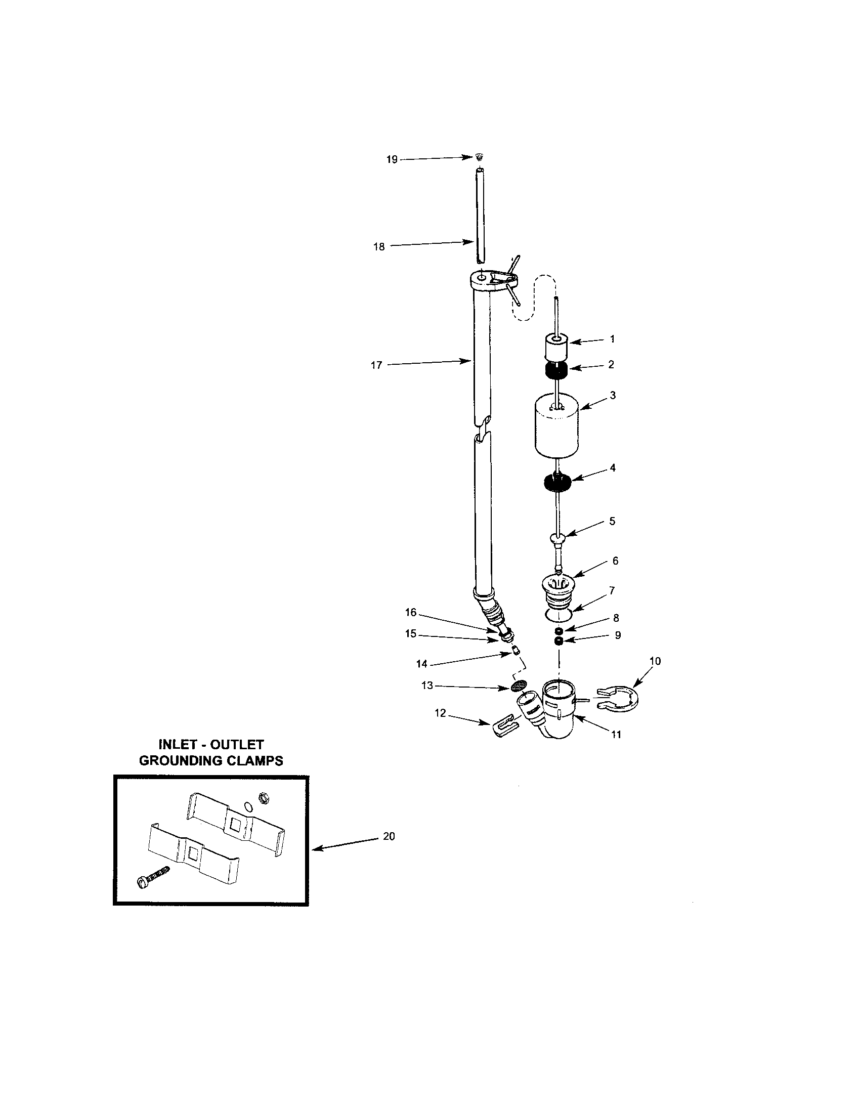 Brine valve assembly