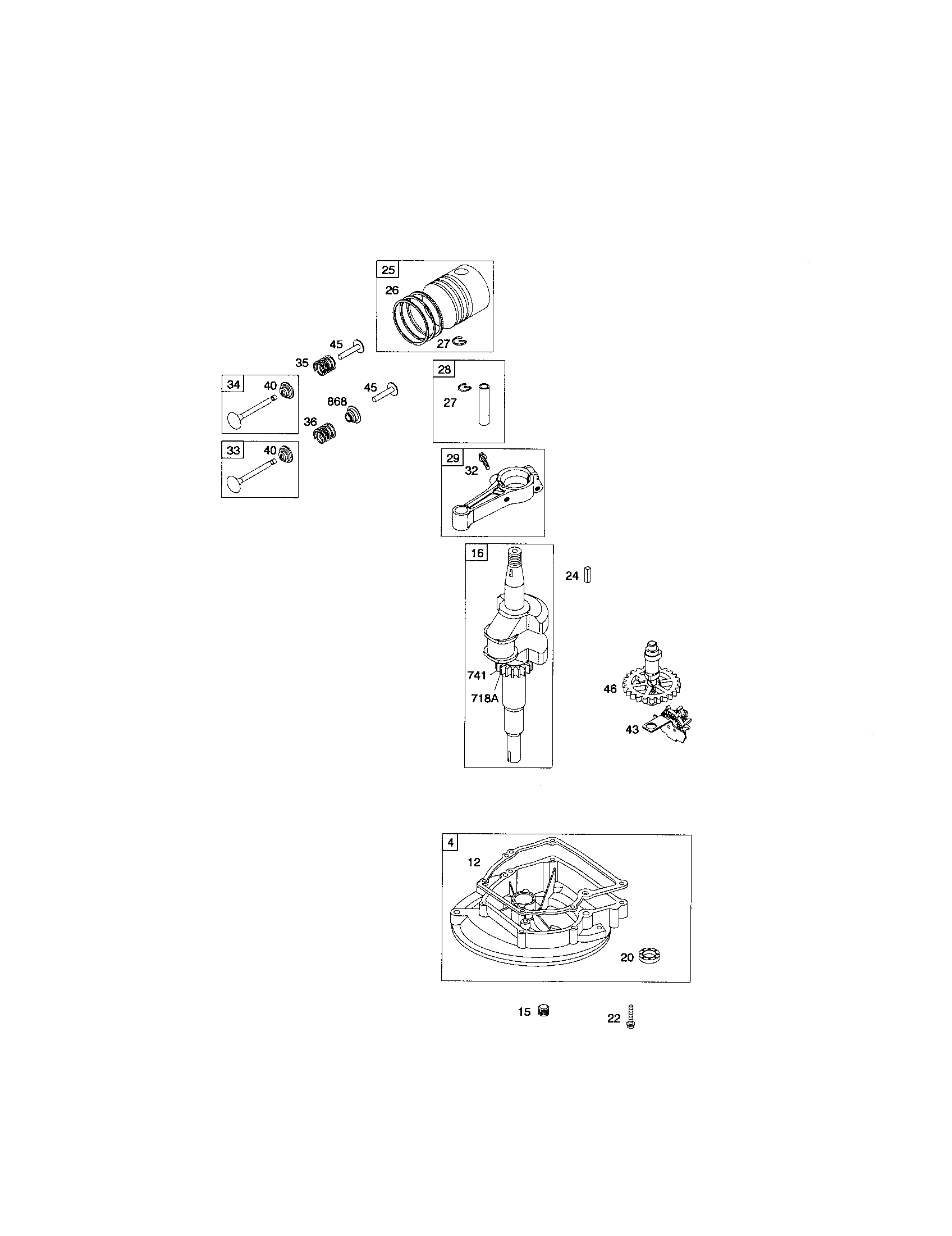 Crankshaft/engine sump
