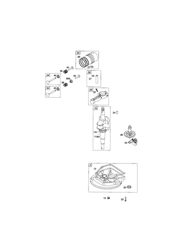 Crankshaft/engine sump