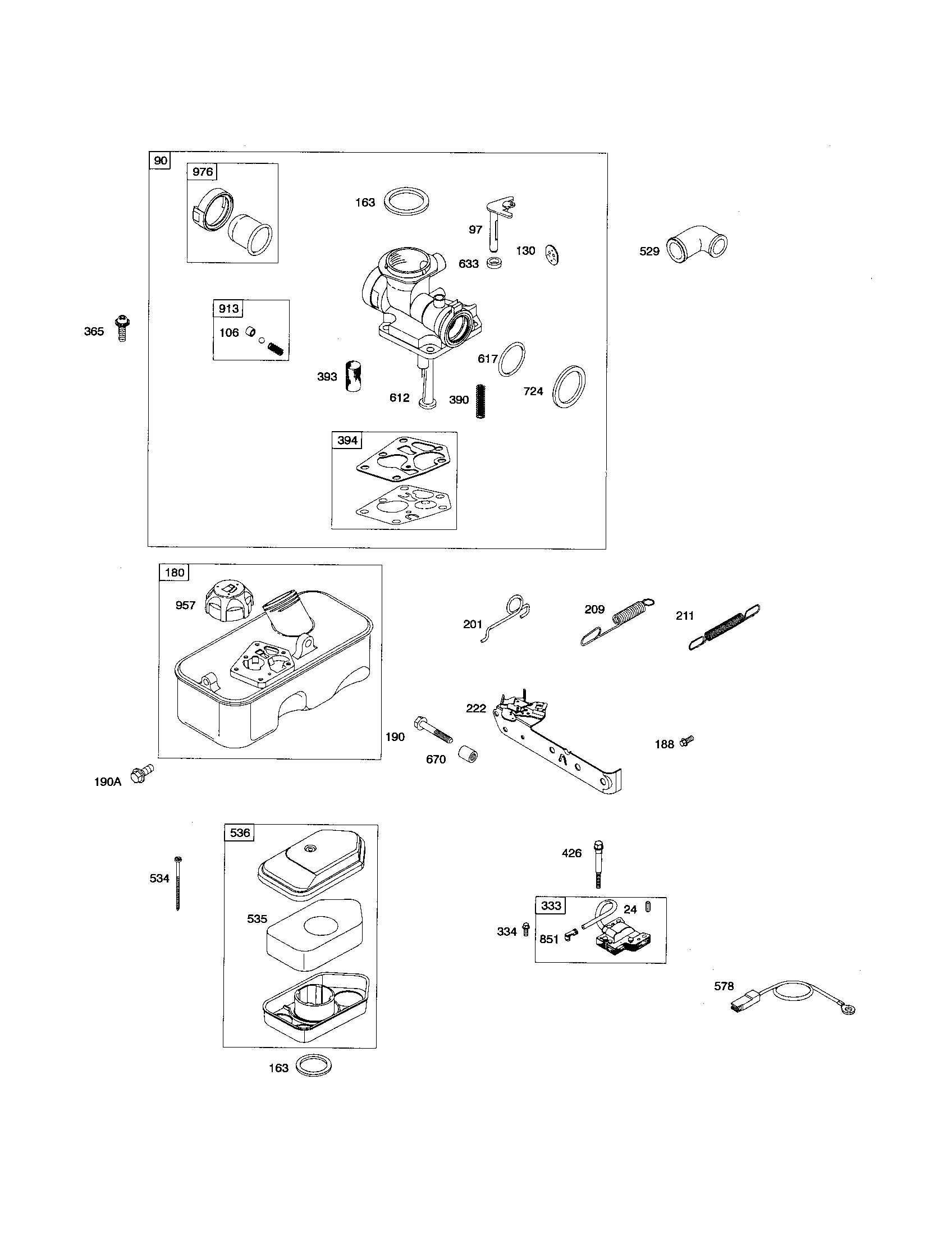 CARBURETOR/FUEL TANK