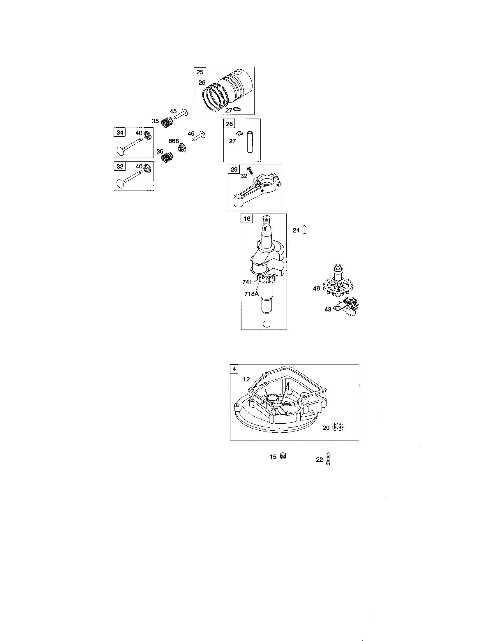 Crankshaft/engine sump
