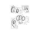 Fisher & Paykel DGIX2-96106B outlet duct diagram