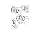 Fisher & Paykel DEIX2-96105A outlet duct diagram