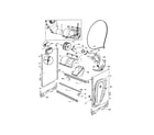 Fisher & Paykel DEIX2-96105A chassis/motor assembly diagram