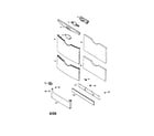 Fisher & Paykel DD601V2-87508 front panels and controls diagram