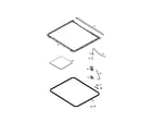 Fisher & Paykel DS601-87494 drawer lid and air pump diagram