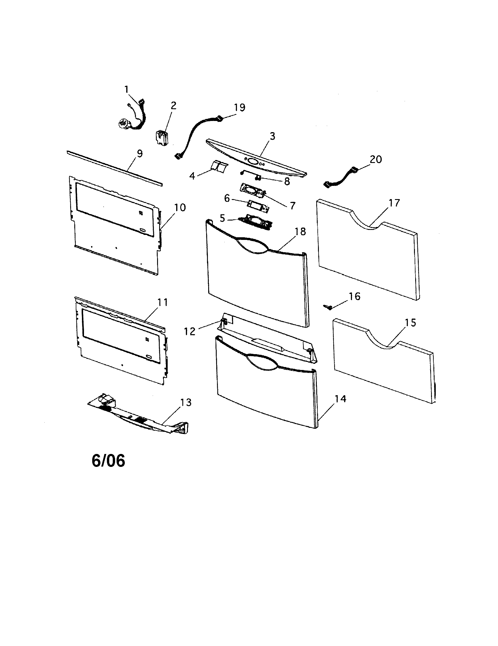 Front panels/controls