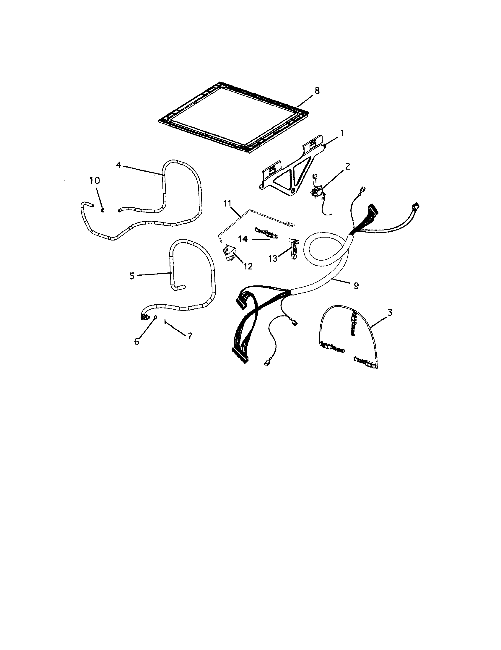 Lid and link assembly
