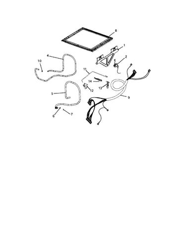 Lid and link assembly