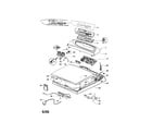 Fisher & Paykel GWL15-96200A top deck and electronics diagram