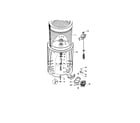Fisher & Paykel GWL11-96151B inner & outer bowls/pump diagram