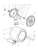 Drum and duct (dg04-us5, dg04-us6)