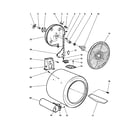 Fisher & Paykel DG04-US2 drum and heater (dg04-us2, dg04-us1) diagram