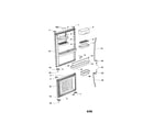 Fisher & Paykel E522A doors diagram