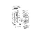 Fisher & Paykel E522A cabinet diagram