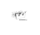 Fisher & Paykel E522A-21637A fan/covers/evaporator diagram