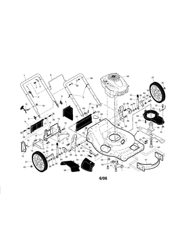 Engine/housing/handle