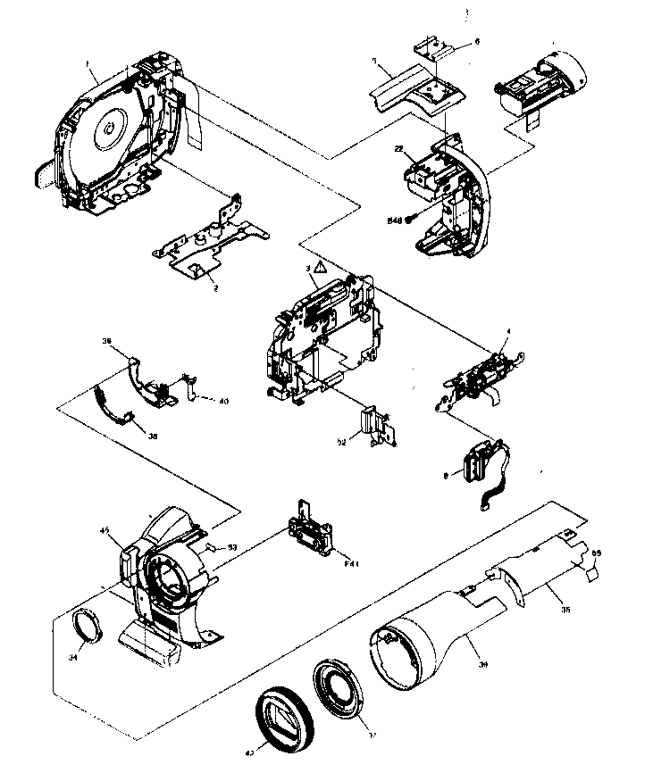 Frame/casing assy 1
