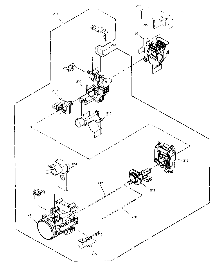 Camera lens assy