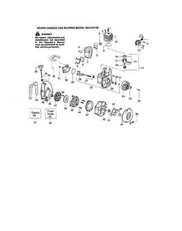 Cylinder/crankshaft/crankcase