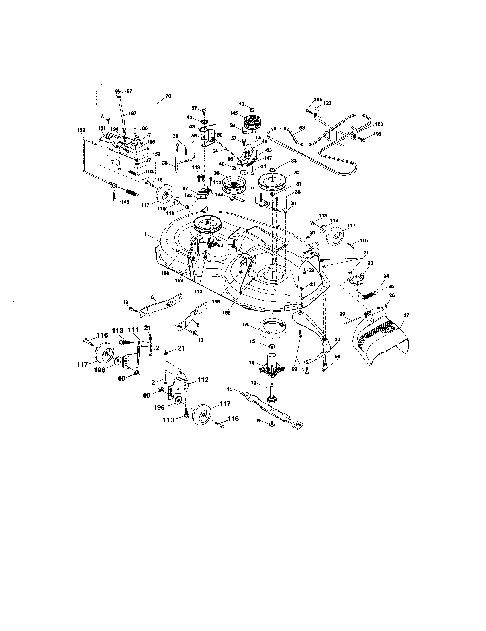 Mower deck